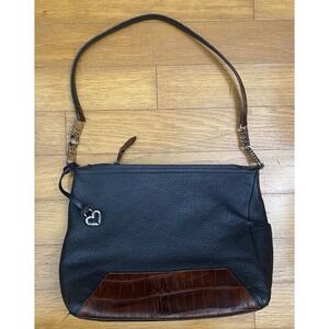 Brighton Vintage Leather‎ Shoulder Bag Dolores Please See Pics With Box/dust Bag